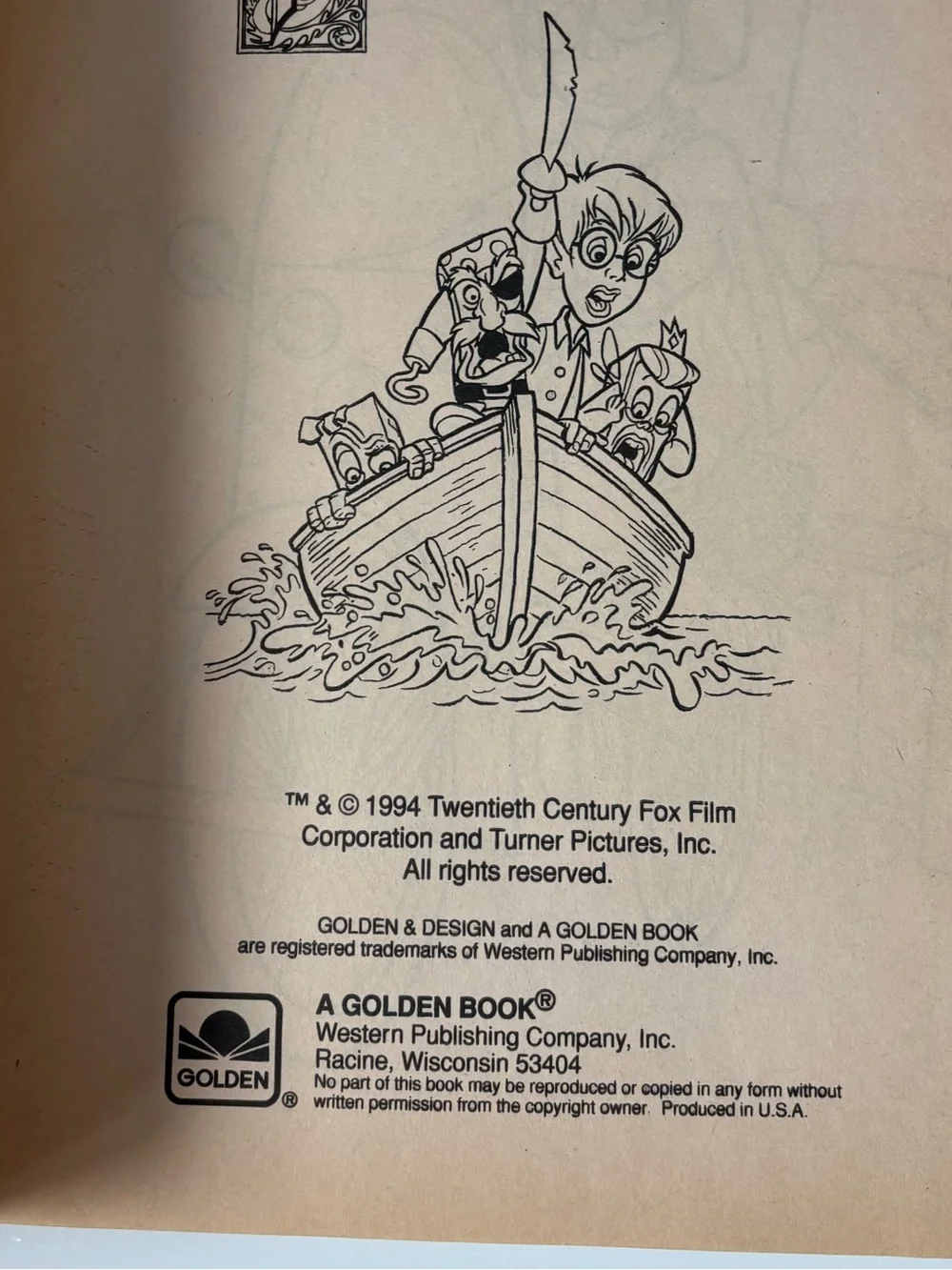 The Pagemaster golden book